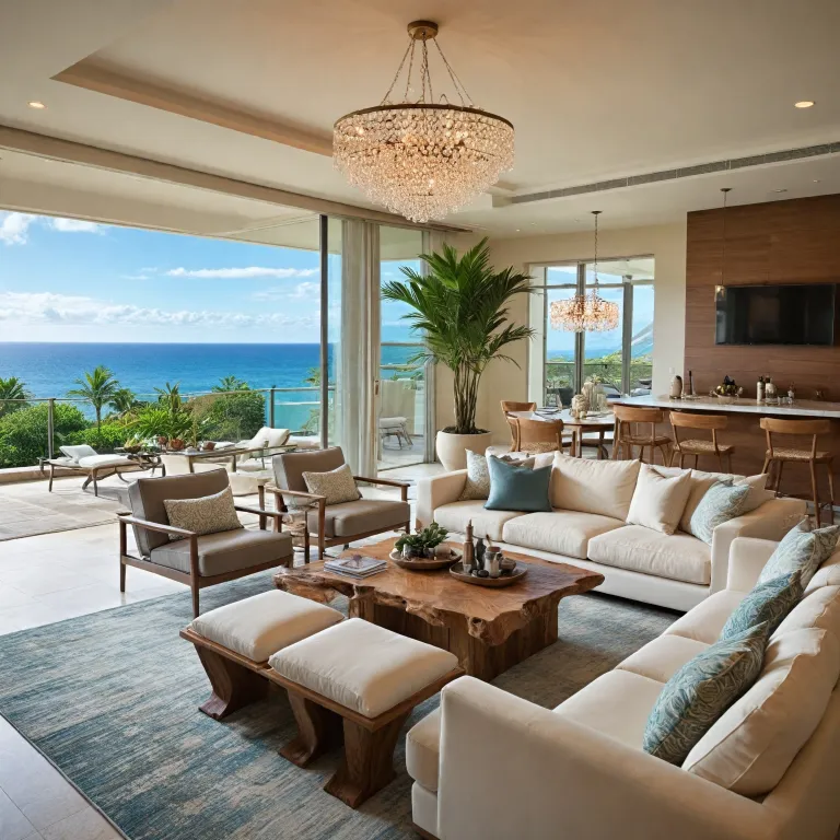 Elevated coastal elegance in a luxury penthouse at beach villas at Ko Olina